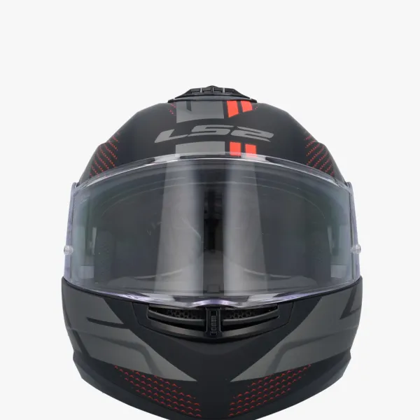 LS2 Systeemhelmen|Helmen Met Zonnevizier-FF908 trobe II Code Back Grey