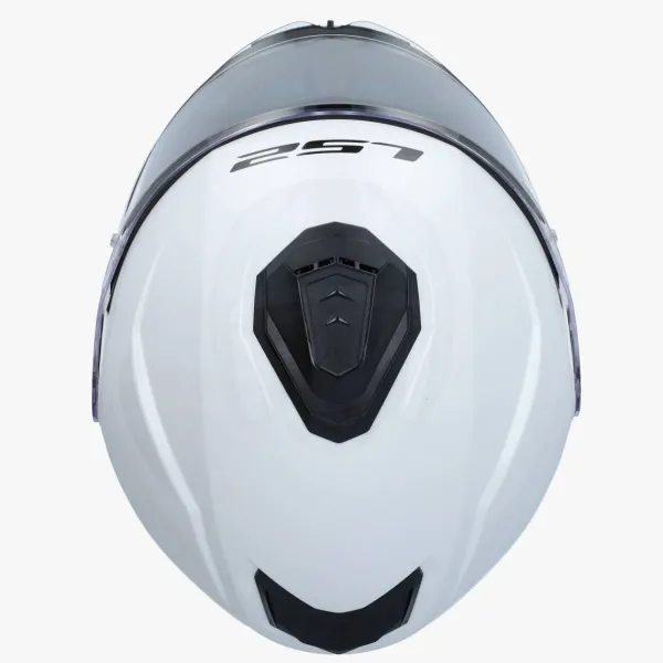 LS2 Systeemhelmen|Helmen Met Zonnevizier-FF908 trobe II Go White