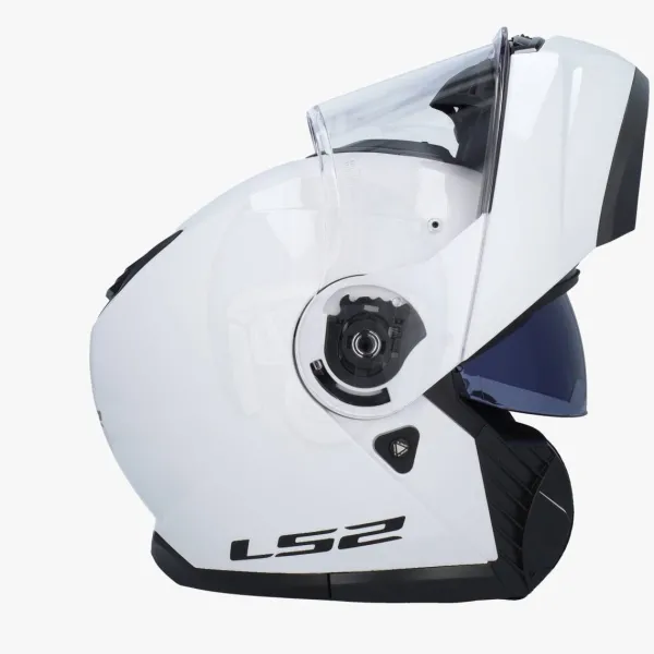 LS2 Systeemhelmen|Helmen Met Zonnevizier-FF908 trobe II Go White