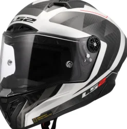 LS2 Integraalhelmen|Helmen Met Zonnevizier-FF805 Thunder GP Aero Raute White Grey