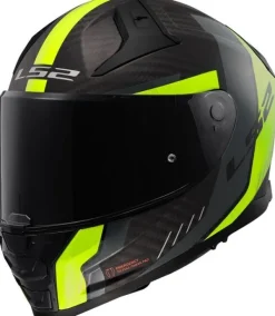 LS2 Integraalhelmen|Helmen Met Zonnevizier-FF811 Vector II Carbon Grid att H-V Yeow