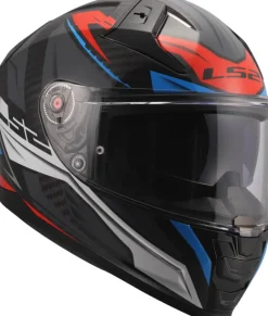 LS2 Integraalhelmen|Helmen Met Zonnevizier-FF811 Vector II C avage White Bue Red-06