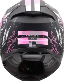 LS2 Integraalhelmen|Helmen Met Zonnevizier-FF811 Vector II Darfo Back Pink-06