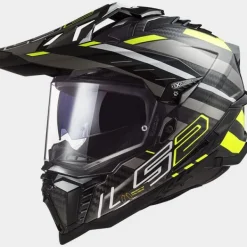 LS2 Adventure Helmen|Integraalhelmen-X701 Exporer Carbon Edge G.Back H-V Ye