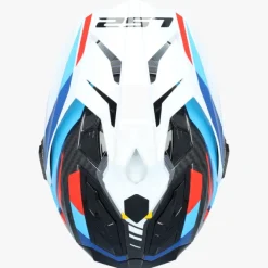 LS2 Adventure Helmen|Integraalhelmen-X701 Exporer Carbon Frontier II White Bue