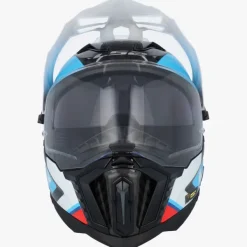 LS2 Adventure Helmen|Integraalhelmen-X701 Exporer Carbon Frontier II White Bue