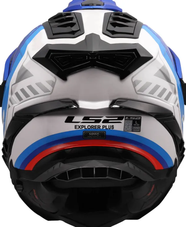LS2 Adventure Helmen|Helmen Met Zonnevizier-X701 Exporer Hexa White Bue Red-06