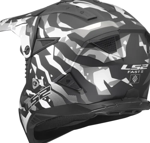 LS2 Adventure Helmen|Crosshelmen-X708 Fat II Grotek Back Grey-06