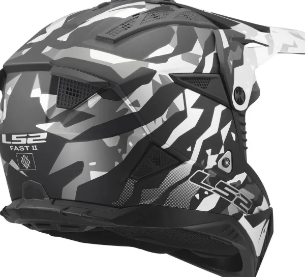 LS2 Adventure Helmen|Crosshelmen-X708 Fat II Grotek Back Grey-06