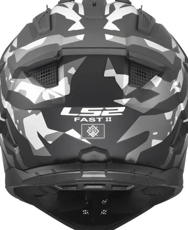 LS2 Adventure Helmen|Crosshelmen-X708 Fat II Grotek Back Grey-06