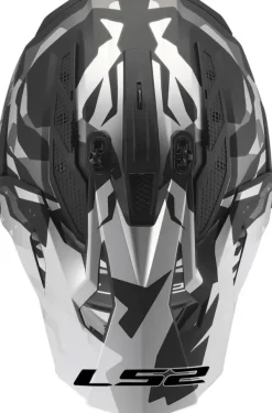 LS2 Adventure Helmen|Crosshelmen-X708 Fat II Grotek Back Grey-06
