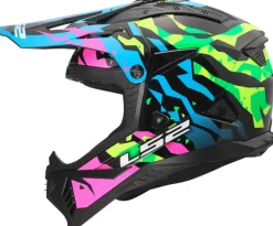 LS2 Adventure Helmen|Crosshelmen-X708 Fat II Grotek Bue Pink Green-06