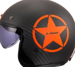 LS2 Jethelmen|Helmen Met Zonnevizier-OF601 Bob II C tar Orange-06