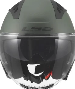 LS2 Jethelmen|Helmen Met Zonnevizier-OF600 Copter II oid iitary Green-06