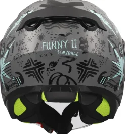 LS2 Jethelmen-OF622 Funny II cribbe Grey Bue