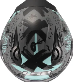 LS2 Jethelmen-OF622 Funny II cribbe Grey Bue