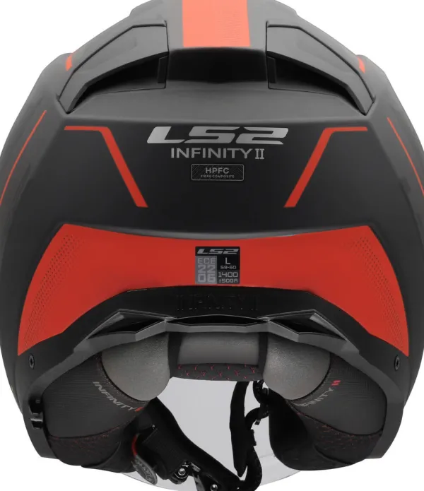 LS2 Jethelmen|Helmen Met Zonnevizier-OF603 Infinity II Veyron Back Grey Red-06