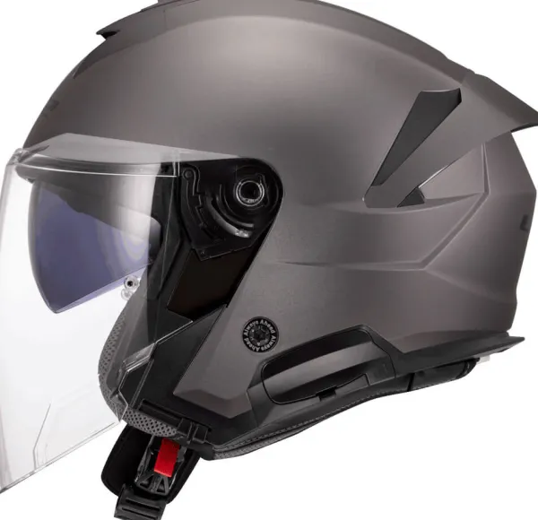 LS2 Jethelmen|Helmen Met Zonnevizier-OF618 Vero II oid Nardo Grey