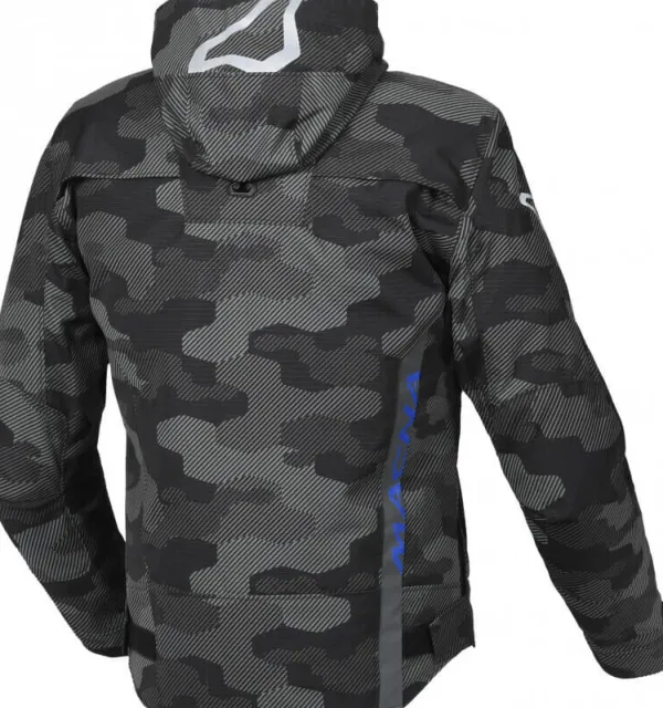 Macna Motorjassen-Riggor otorja Waterproof Back/Bue
