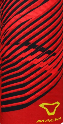 Macna Nekwarmers En Windcollars-Tube zomer Logo Red/Black
