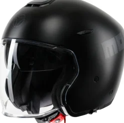 Momo Jethelmen|Helmen Met Zonnevizier-AERO ono att Back/Dark Grey 001