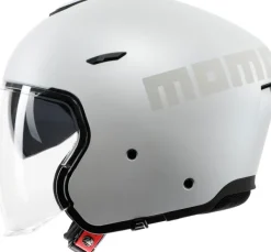 Momo Jethelmen|Helmen Met Zonnevizier-AERO ono att Pear White/Grey 004