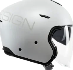 Momo Jethelmen|Helmen Met Zonnevizier-AERO ono att Pear White/Grey 004