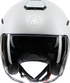 Momo Jethelmen|Helmen Met Zonnevizier-AERO ono att Pear White/Grey 004