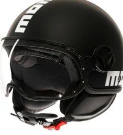Momo Jethelmen|Helmen Met Zonnevizier-FGTR Caic ono att Back/White 001