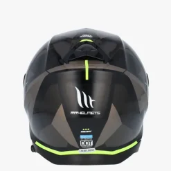 MT Jethelmen|Helmen Met Zonnevizier-Jet Thunder 3 V Bow Back/Yeow