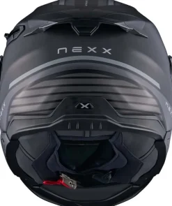 NEXX Systeemhelmen|Helmen Met Zonnevizier-X.IFETOUR Gobe att Back/Grey