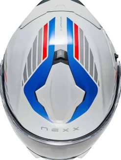 NEXX Systeemhelmen|Helmen Met Zonnevizier-X.IFETOUR Gobe White/Bue