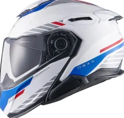 NEXX Systeemhelmen|Helmen Met Zonnevizier-X.IFETOUR Gobe White/Bue