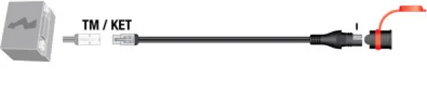 Optimate Motor Accessoires-Accessoires Verloopkabels SAE / TM