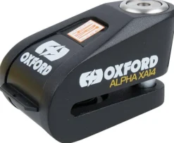 Oxford Motorsloten-Alpha XA14 Alarm Disc Lock Black ART4 LK218