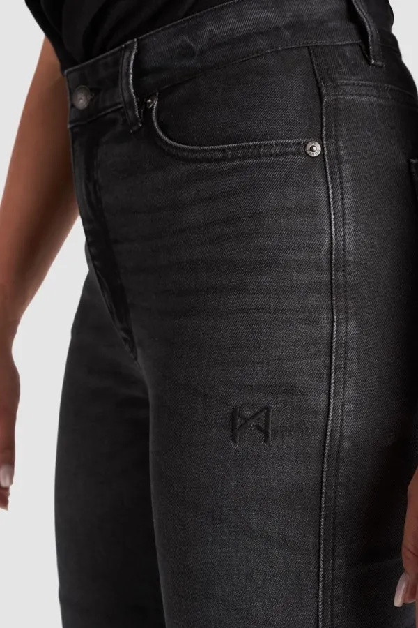 Pando Moto Motorjeans-Kaya Slim Motorjeans Grey