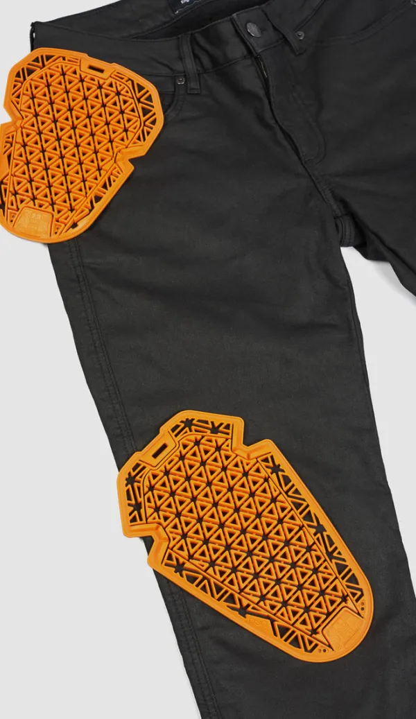 Pando Moto Motorjeans-Lorica Black A Motorjeans with Cordura
