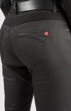 Pando Moto Motorjeans-Lorica Black A Motorjeans with Cordura