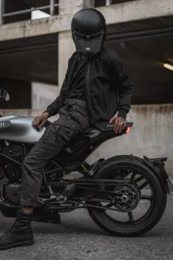 Pando Moto Motorbroeken-Mark Motorjeans Olive