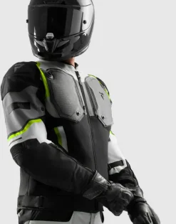 Rebelhorn Motorjassen-Borg 2 otorja Back/Grey/Fuo Yeow