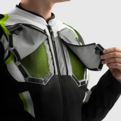 Rebelhorn Motorjassen-Borg 2 otorja Back/Grey/Fuo Yeow
