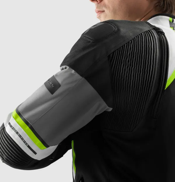 Rebelhorn Motorjassen-Borg 2 otorja Back/Grey/Fuo Yeow
