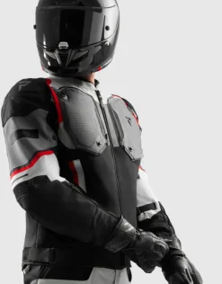 Rebelhorn Motorjassen-Borg 2 otorja Back/Grey/Red