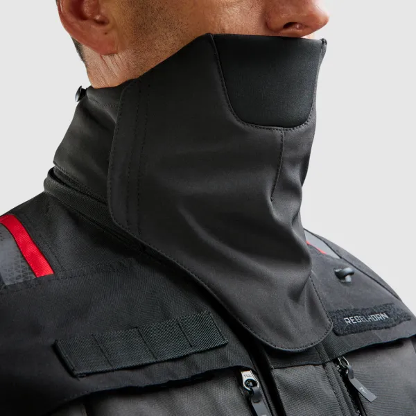 Rebelhorn Motorjassen-Cubby 5 otorja Back/Anthracite/Red