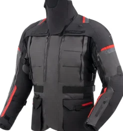Rebelhorn Motorjassen-Cubby 5 otorja Back/Anthracite/Red
