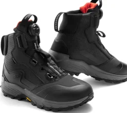 Heren Rebelhorn Korte Motorlaarzen|Heren Motorlaarzen-Defender Boots Black