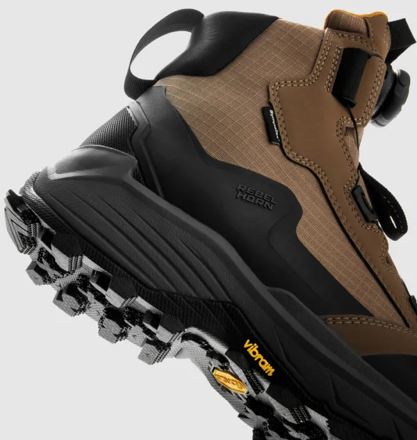 Heren Rebelhorn Korte Motorlaarzen|Heren Motorlaarzen-Defender Boots Desert