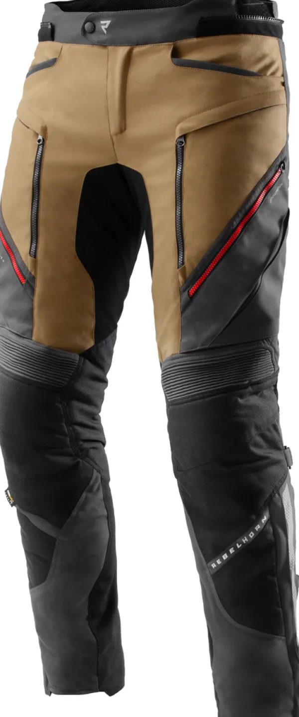 Rebelhorn Motorbroeken-Hardy 3.0 otorbroek Deert/Grey/Red