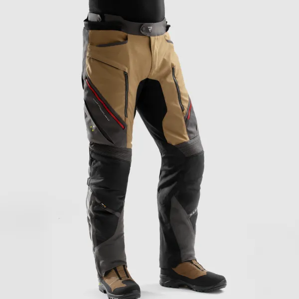 Rebelhorn Motorbroeken-Hardy 3.0 otorbroek Deert/Grey/Red