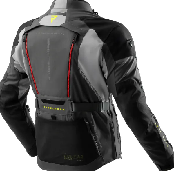 Rebelhorn Motorjassen-Hardy 3.0 otorja Anthracite/Grey/Yeow